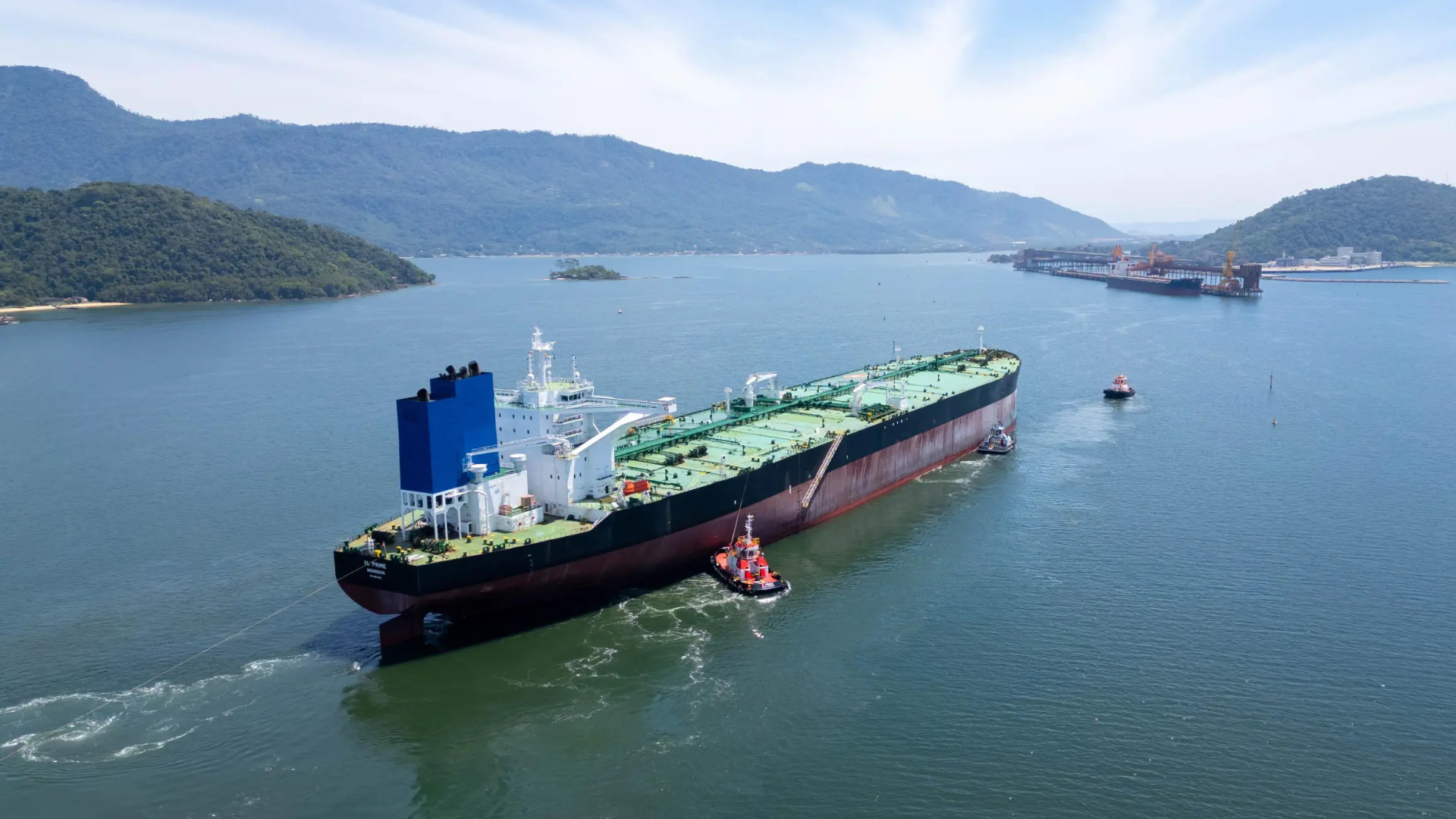 Porto Sudeste handles VLCC VL Prime, the largest vessel ever operated at the terminal